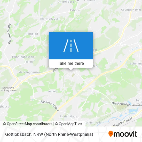 Карта Gottlobsbach