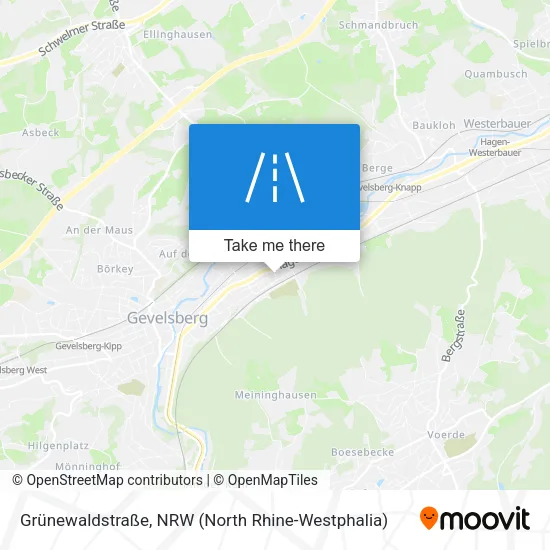 Карта Grünewaldstraße