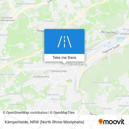 Карта Kämperheide
