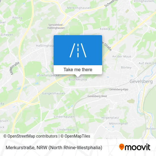 Merkurstraße map