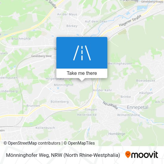 Mönninghofer Weg map