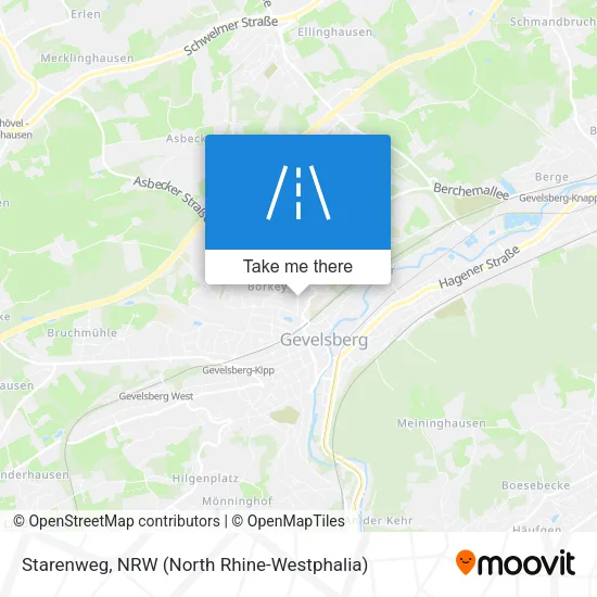 Starenweg map