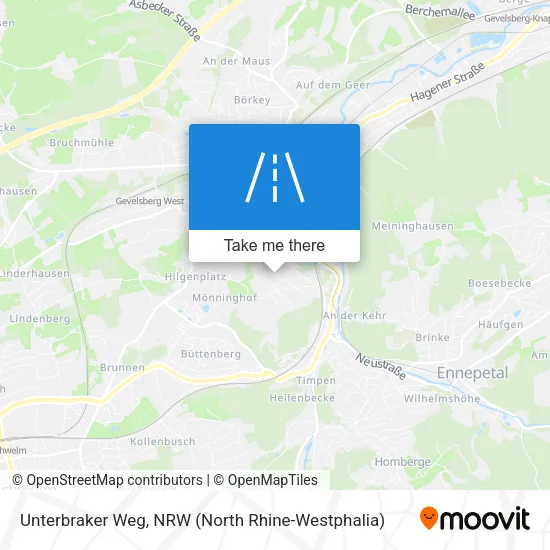 Карта Unterbraker Weg