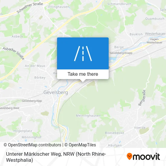 Карта Unterer Märkischer Weg