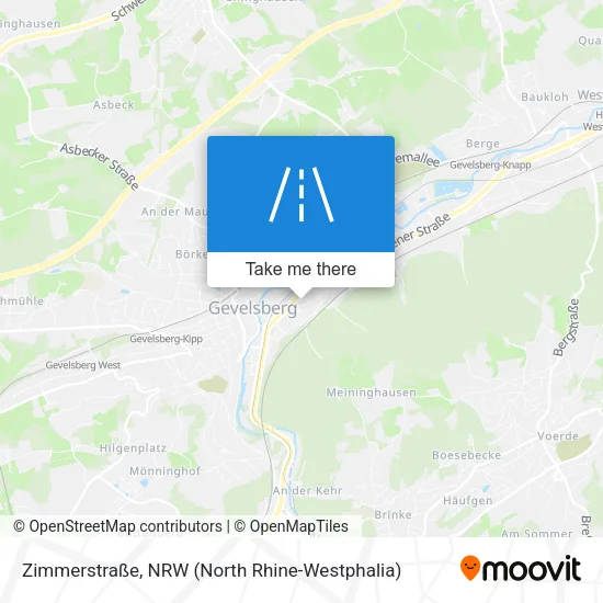 Карта Zimmerstraße