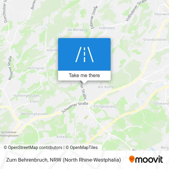 Карта Zum Behrenbruch