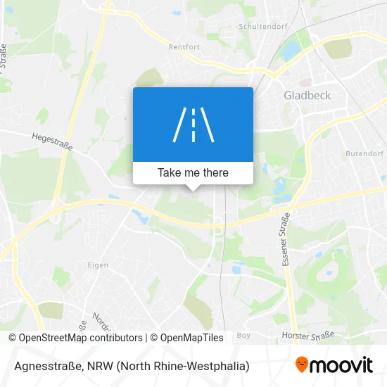 Agnesstraße map