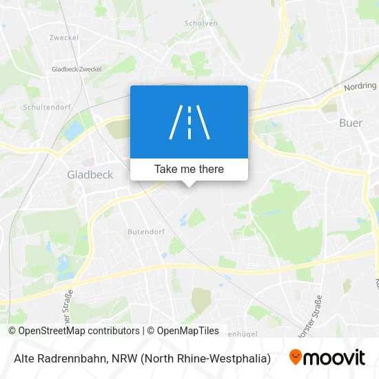 Карта Alte Radrennbahn
