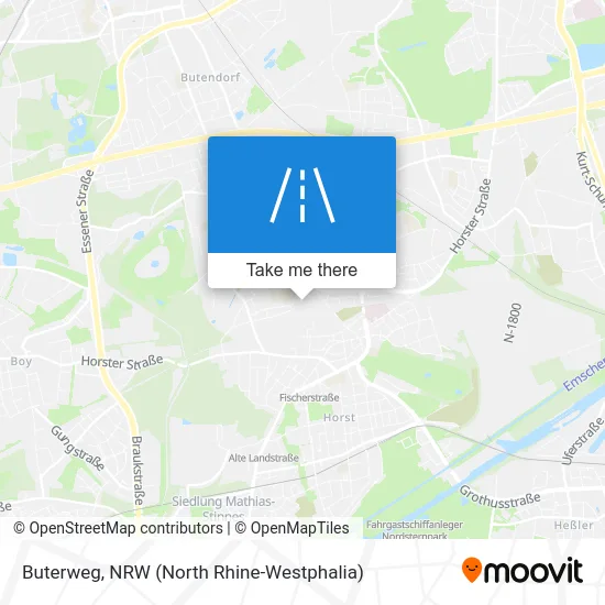 Buterweg map