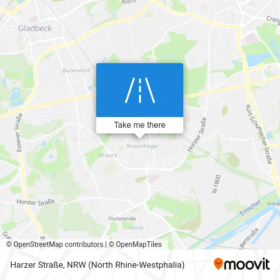 Карта Harzer Straße