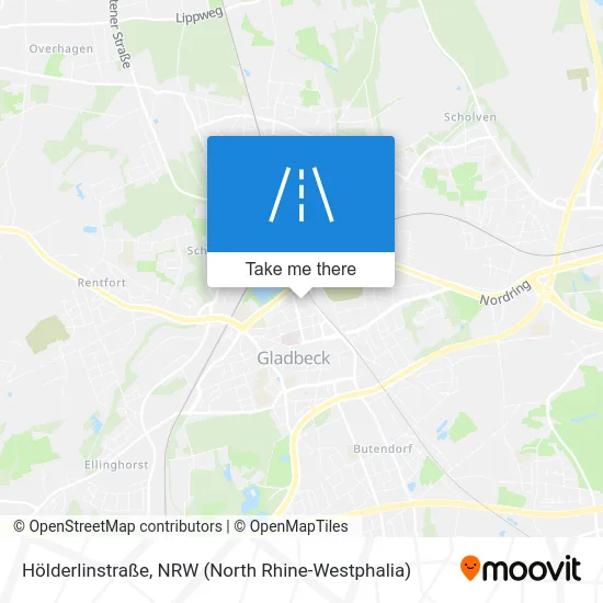Карта Hölderlinstraße