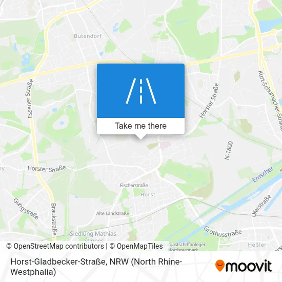 Horst-Gladbecker-Straße map