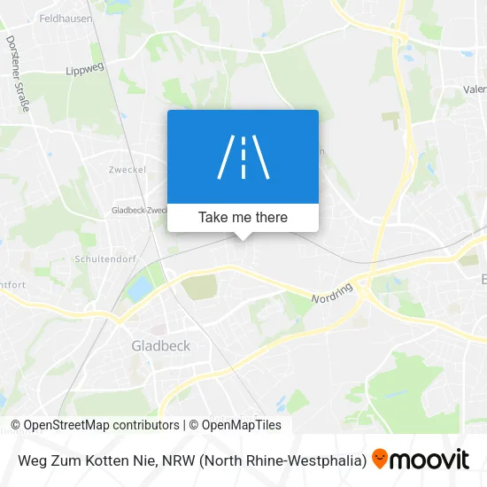 Карта Weg Zum Kotten Nie