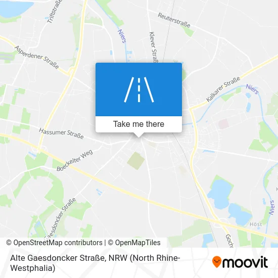 Карта Alte Gaesdoncker Straße