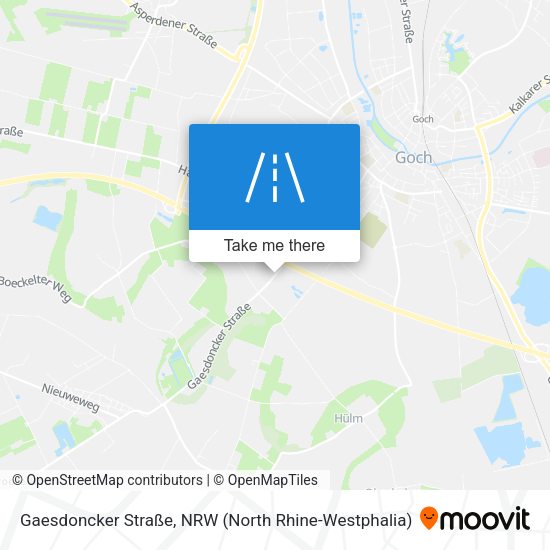 Gaesdoncker Straße map