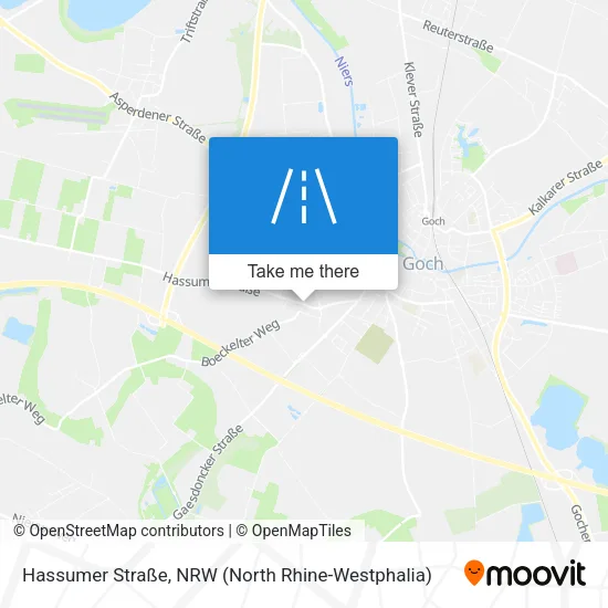 Карта Hassumer Straße