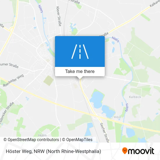 Höster Weg map