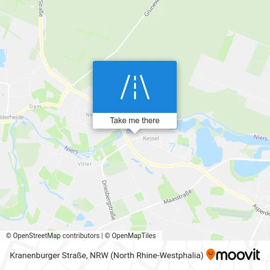 Карта Kranenburger Straße