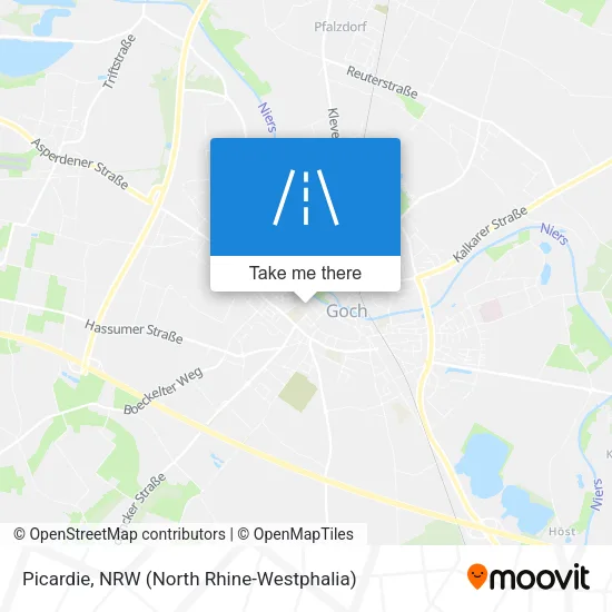 Карта Picardie
