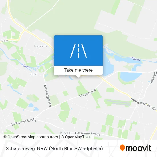 Scharsenweg map