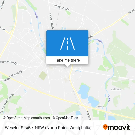 Карта Weseler Straße
