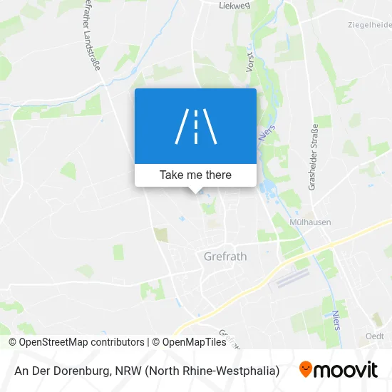 An Der Dorenburg map