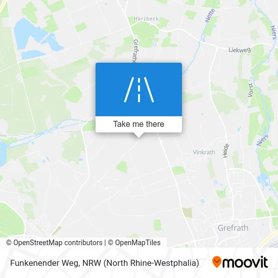 Карта Funkenender Weg