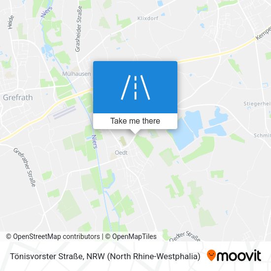 Tönisvorster Straße map