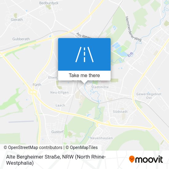 Alte Bergheimer Straße map