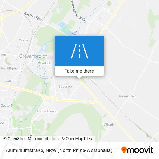 Aluminiumstraße map