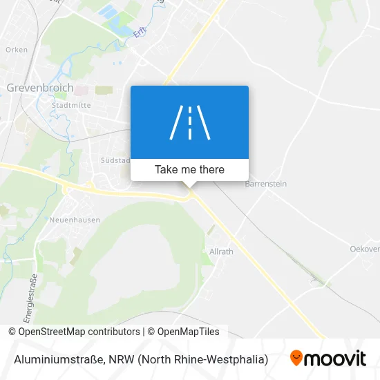 Aluminiumstraße map