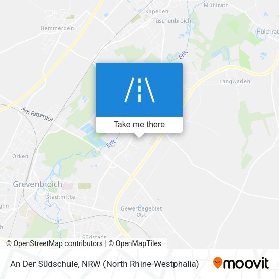 An Der Südschule map