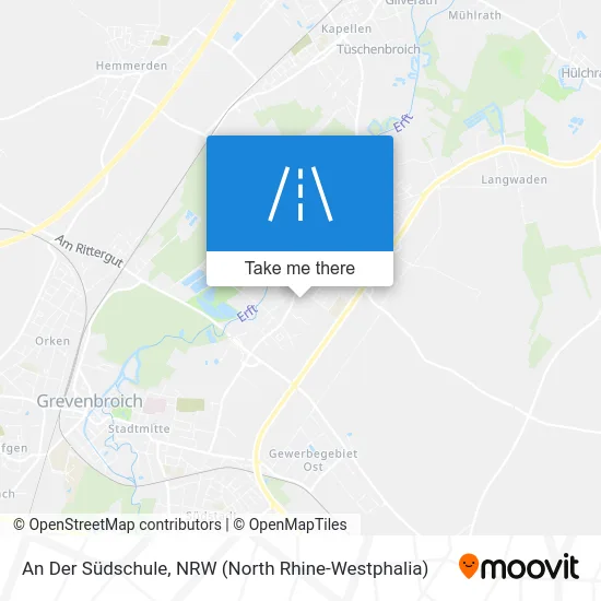 An Der Südschule map