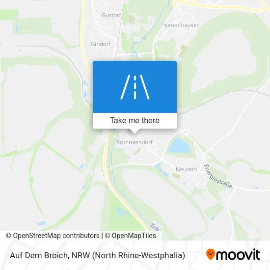 Карта Auf Dem Broich