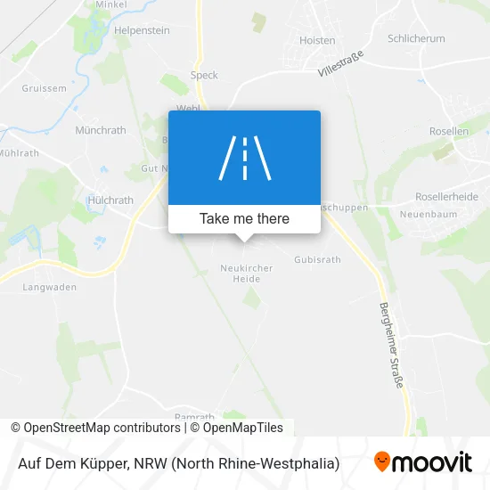 Карта Auf Dem Küpper