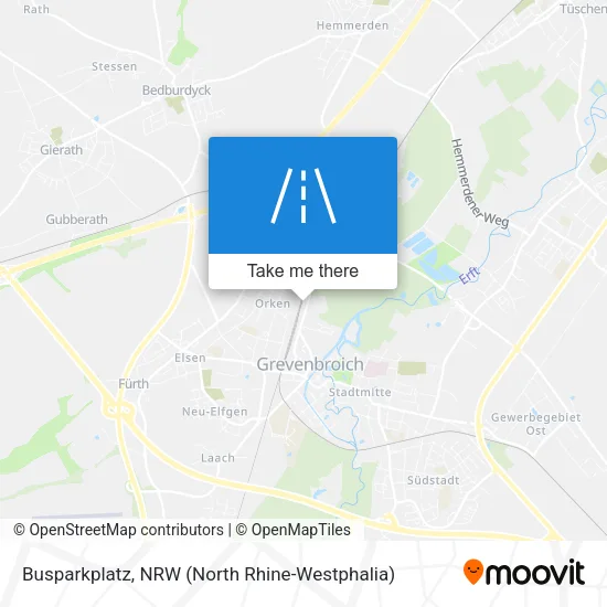 Карта Busparkplatz