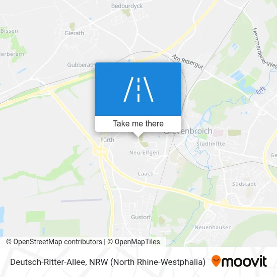 Deutsch-Ritter-Allee map