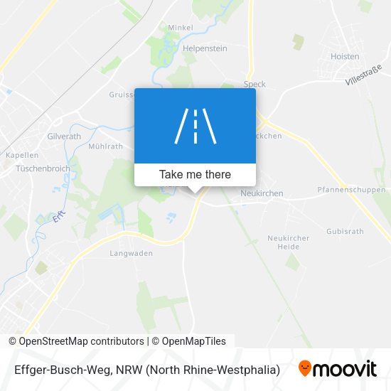 Карта Effger-Busch-Weg