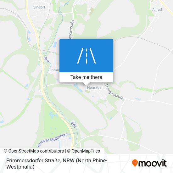 Frimmersdorfer Straße map