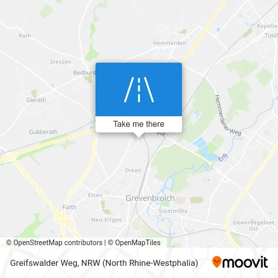 Карта Greifswalder Weg