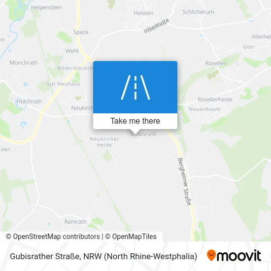 Карта Gubisrather Straße