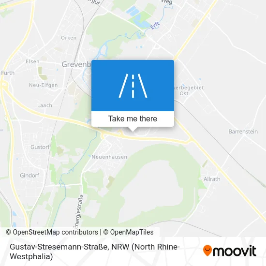 Карта Gustav-Stresemann-Straße