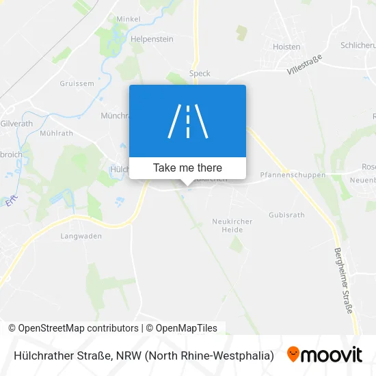 Hülchrather Straße map