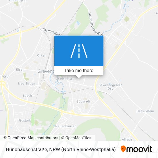 Hundhausenstraße map