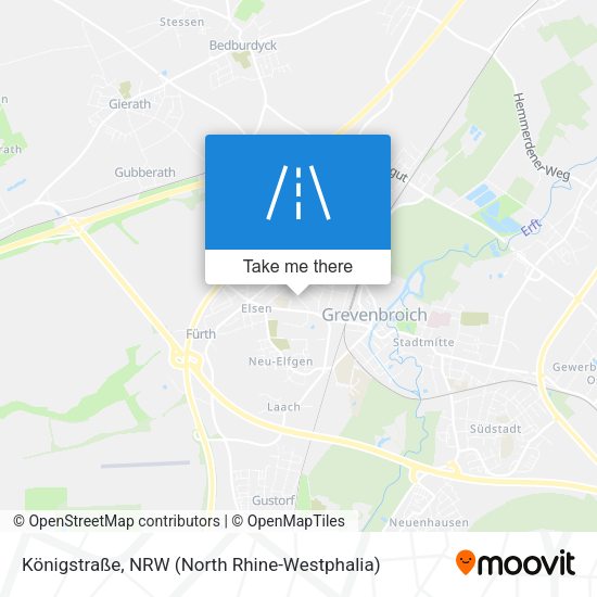Königstraße map