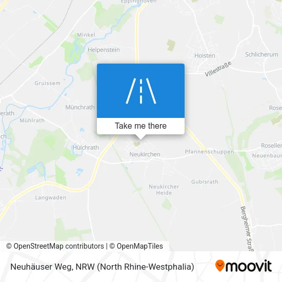 Карта Neuhäuser Weg