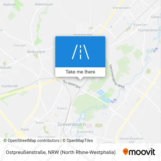 Карта Ostpreußenstraße