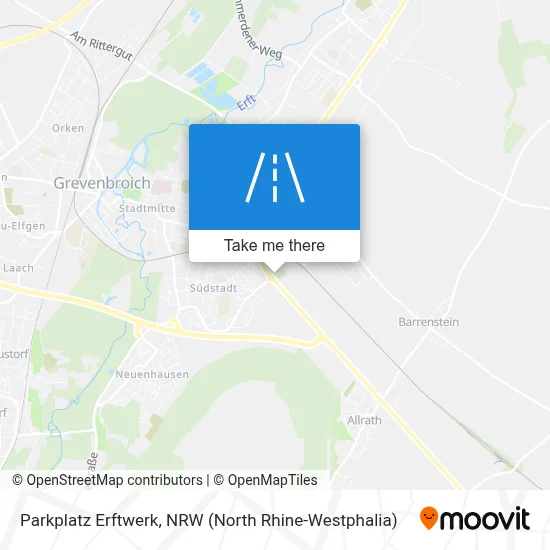 Parkplatz Erftwerk map