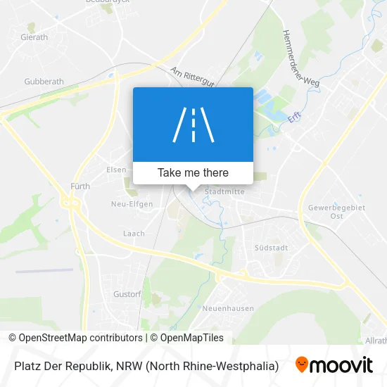 Карта Platz Der Republik