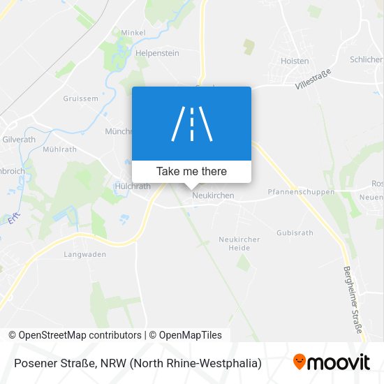 Posener Straße map